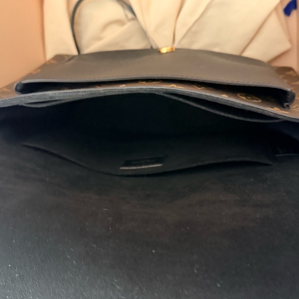 Louis Vuitton Brown and Black Monogram Satchel - Picture 3 of 3